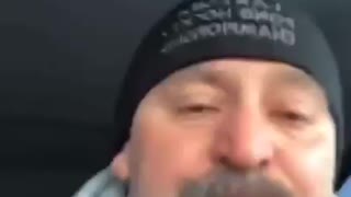 Truck driver talks about a note he received in a package