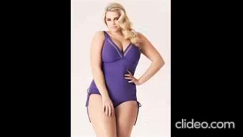 flattering plus size swimsuits/ Plus size Chambray Dress / Plus size Cocktail Dress