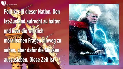 Dies ist der Trompeten-Weckruf... Steh auf Amerika oder geh unter !... ❤️ Liebesbrief von Jesus