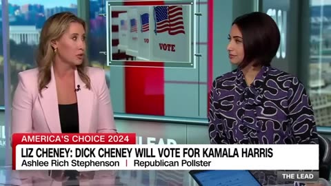 Liz Cheney says Dick Cheney is voting for Kamala Harris