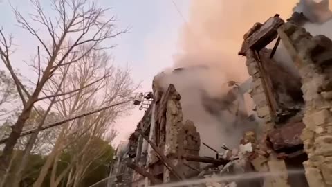 Ukraine authorized the publication of this video showing the Russian strikes on the Odessa