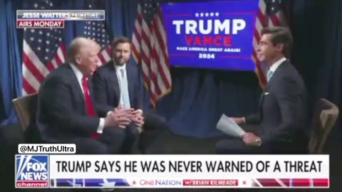 Trump: Despite there being a Credible Threat, Trump says no one Warned Him