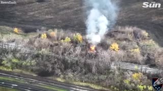 Ukrainian paratroopers pummel Russian positions on frontlines