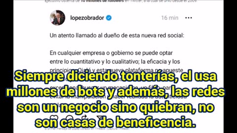 Los primeros en ir a Threads son políticos narco socialistas en México como AMLO