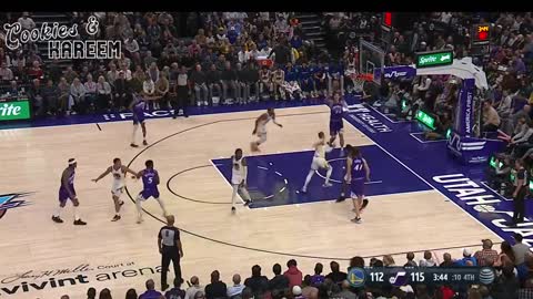 Walker Kessler Highlights Jazz vs. Warriors 7th Dec 2022