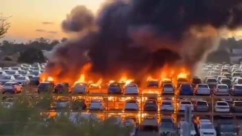 Brand New Cars Torched In The French Riots of 2023🔥🔥🔥