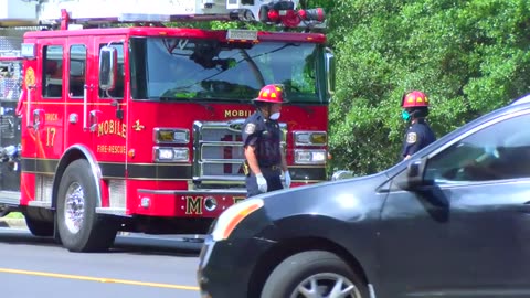 Body Found in Eslava Creek, Removed by Firemen with Ladder in Mobile, AL