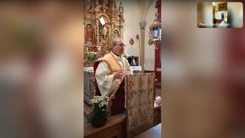 687-Santa Messa di don Floriano, dedicata ai danneggiati da vaccino ovvero gl'ingannati.