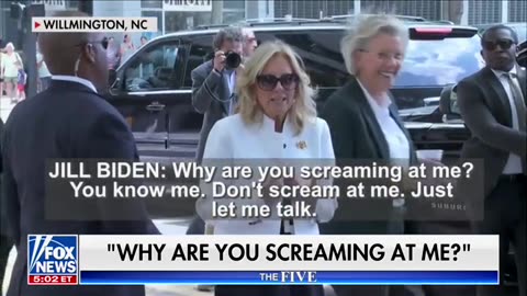 Jill Biden loses it with a reporter.