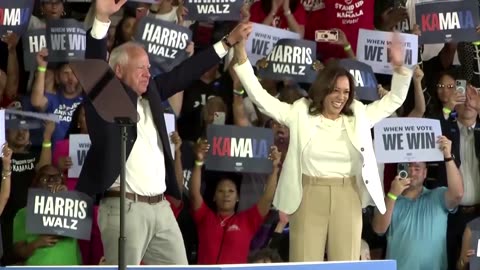 Harris puts Walz's Midwest cred to the test in Michigan rally