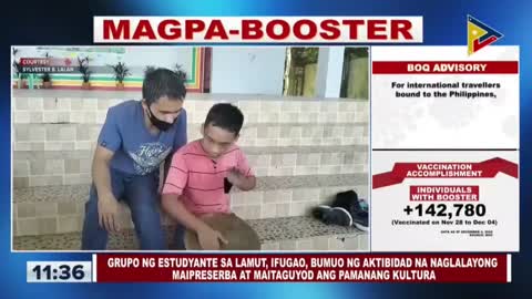 Grupo ng estudyante sa Lamut, Ifugao, bumuo ng aktibidad na naglalayong maipreserba at maitaguyod