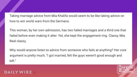 Don't Take This Marriage Advice...