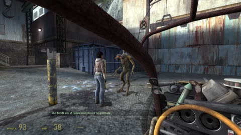 Half Life 2- he got his first kiss.