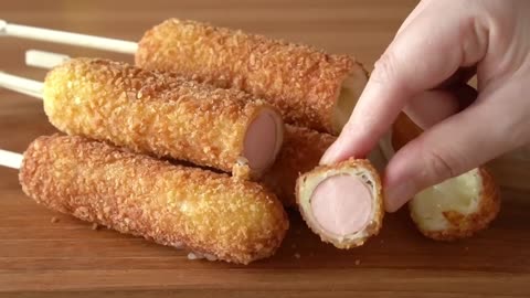 Cheese Corn Dog with Bread