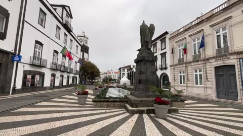 LIVE: Ponta Delgada Walk New Years Day, Sao Miguel Azores Portugal - 01.01.2024 #IRL