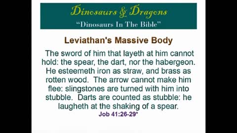 Dinosaurs In The Bible