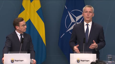 NATO Secretary General with Prime Minister of Sweden Ulf Kristersson, 07 MAR 2023