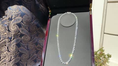 HUGE $5.5M GIA CERTIFIED PLATINUM DIAMOND TENNIS NECKLACE, HUGE PEICES AND MORE! (RODEO DRIVE)