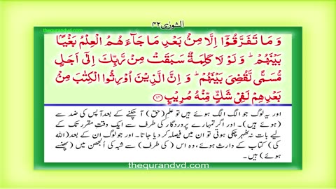 Holy Quran - Para 25 - Juz 25 Ilaihi yuraddu HD Quran Urdu Hindi Translation