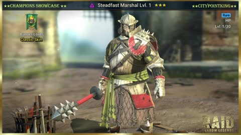 Raid Shadow Legends - Steadfast Marshal - Classic Skin