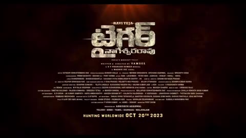 Raviteja s Tigernageswarao