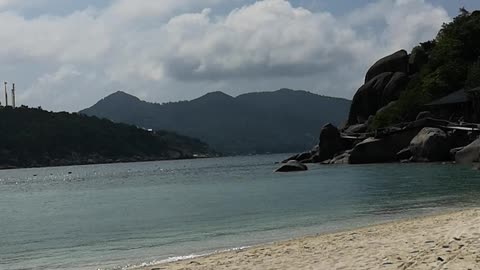 Beach walk in Thailand