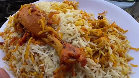 Amazing chicken biryani