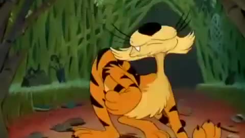 #funny cartoon tiger trouble