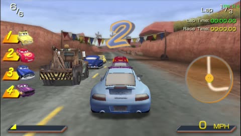 🔵CARS PSP GAMEPLAY- GRAND PRIX Sally Carrera