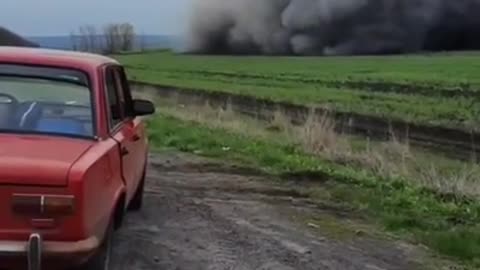 Ukrainian Grad Truck Unloads