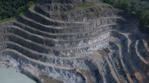 Drone footage Stone Crusher