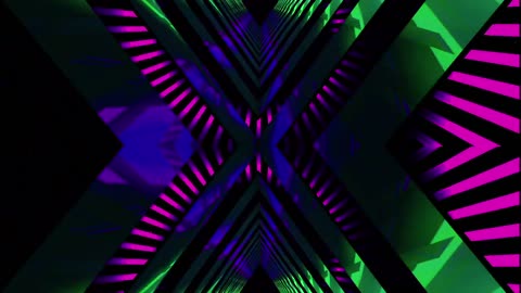 4K Abstract Sci Fi Tunnel VJ Motion Background Neon Light Tunnel Free VJ Loops 4K VJ Loops