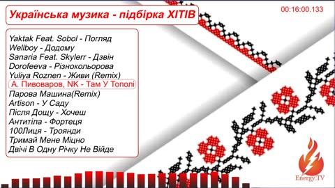 Українська музика - підбірка ХІТІВ / Ukrainian music - a selection of HITS