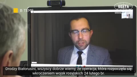 PAN NIKT UDZIELA WYWIADU BIALORUSKIEJ TV