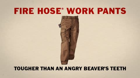 Duluth Trading TV Ad Oh Manly Fire Hose Pants