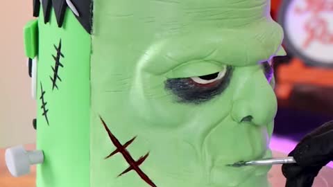 Frankenstein's Monster Cake! Cartoon