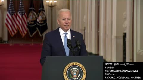 Biden’s Remarks on Ending War in Afghanistan August 31, 2021