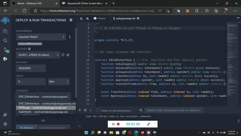 Ep. 73 Deploy PPSwap on Polygon testnet Mumbai