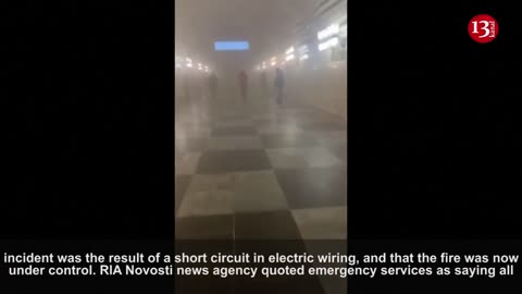 Moscow metro passengers evacuated after station fills with smoke