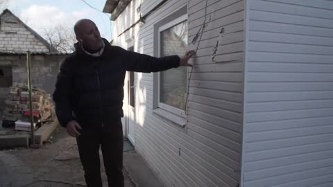 Shelled home shows reality of situation eastern Ukraine