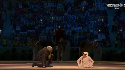 Morgan Freeman kicks off the 2022 FIFA World Cup Opening Ceremony in Qatar