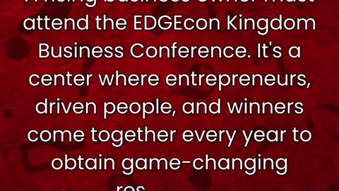 Transform your business journey at EDGEcon, where winners unite for inspiration and tools.