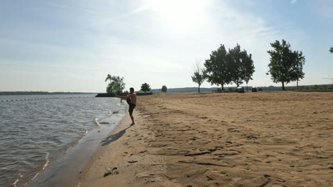 🌴 Working Out @ Petrie ☀️ Island Beach & Trails In Ottawa 🌊 Canada 🍁