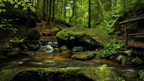 2 hours of relaxing sound of water.