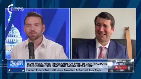 Jack Posobiec and Alex Stein praise Elon Musk for his handling of "misinformation" on Twitter.