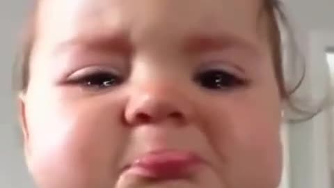 Tender Tears: A Cute Baby's Heartfelt Moment