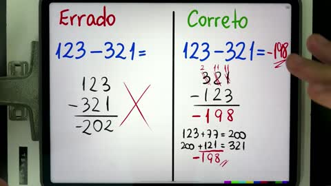 🤯 MATEMÁTICA BÁSICA DESBUGADA - 123-321 Por Que NÃO DÁ -202 2 Jeitos Corretos de Fazer!