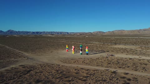 Seven Magic Mountains / Red Rock Canyon / Las Vegas, NV | DJI Mini 2 4K