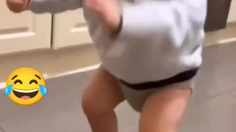 Cute funny baby dancing💞#shorts