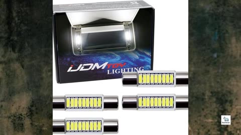 Review - iJDMTOY 4pcs Extremely Bright 9-SMD 29mm 6614 Replacement Bulbs